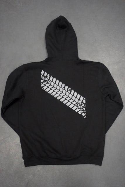 Just Drive Side Logo Hoodie w/ Track Design