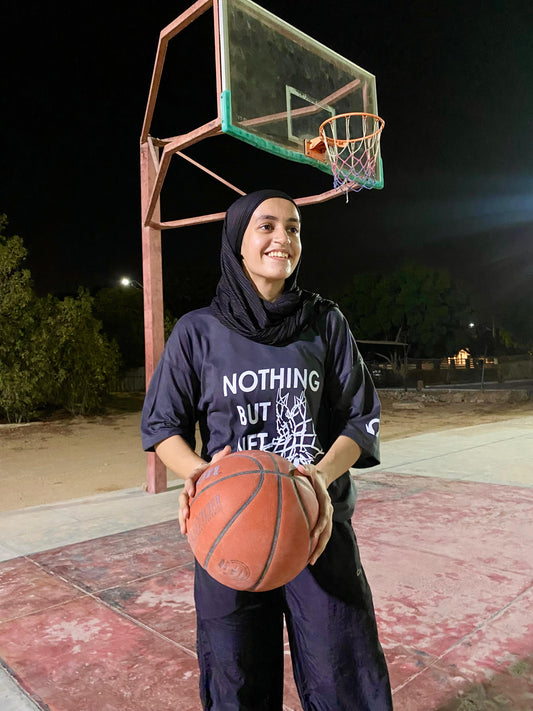 NOTHING BUT NET TEE -BLACK
