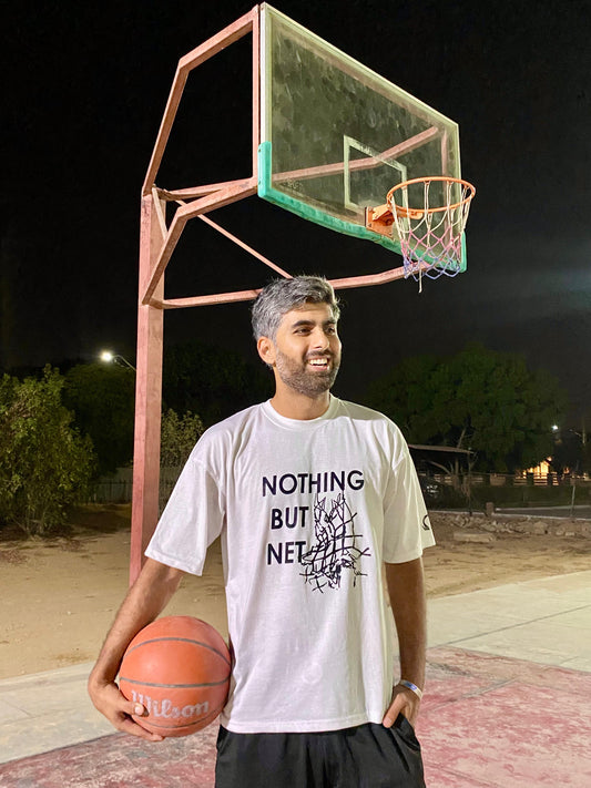 NOTHING BUT NET TEE WHITE